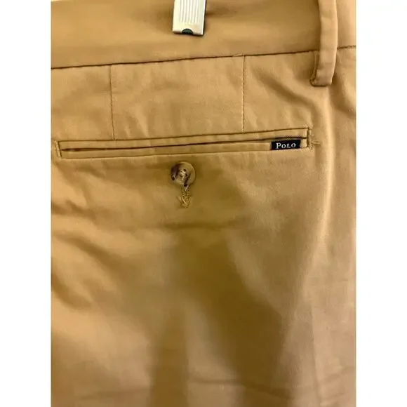 Ralph Lauren Tan Business Casual Pants. Size 35/32 - Picture 4 of 7
